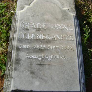 COLENBRANDER Grace Jane -1960