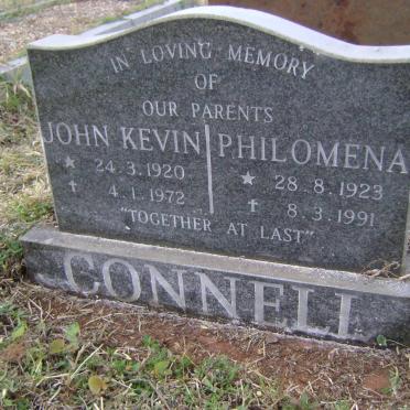 CONNELL John Kevin 1920-1972 &amp; Philomena 1923-1991