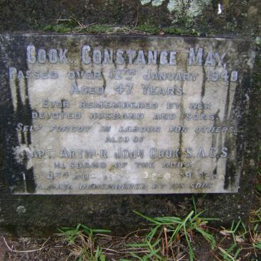 COOK Arthur John -1943 &amp; Constance May -1940