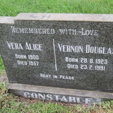 CONSTABLE Vernon Douglas 1923-1991 &amp; Vera Alice 1900-1957
