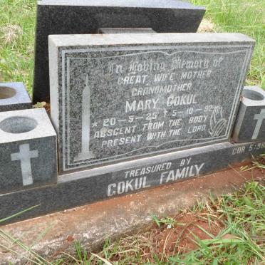 COKUL Mary 1925-1992