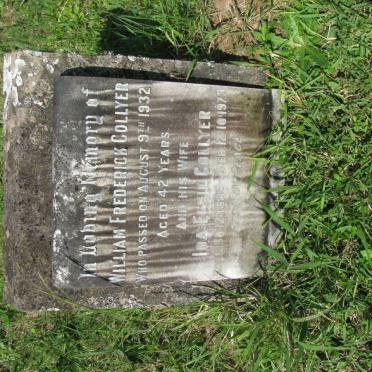 COLLYER William Frederick -1932 &amp; Ida Elsie -1973