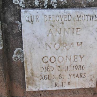 COONEY Annie Norah -1986