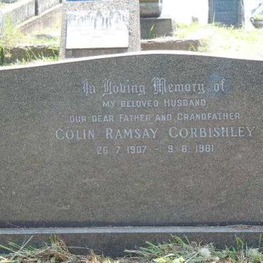 CORBISHLEY Colin Ramsay 1907-1981