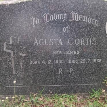 CORTIS Agusta nee JAMES 1900-1966