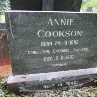 COOKSON Annie 1893-1983