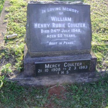 COULTER William Henry Rubie -1948 &amp; Mercy 1908-1983