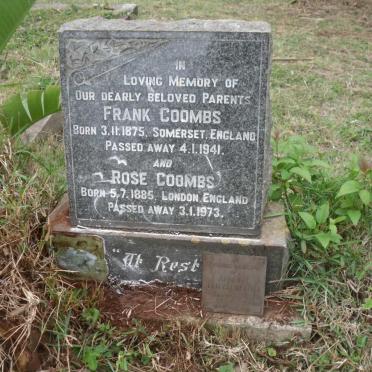 COOMBS Frank 1875-1941 &amp; Rose 1885-1973 :: BUTTERWORTH Arnold 1920-1994