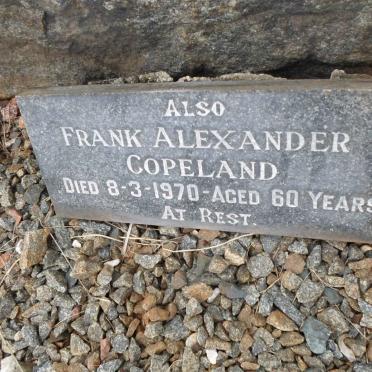 COPELAND Frank Alexander -1970