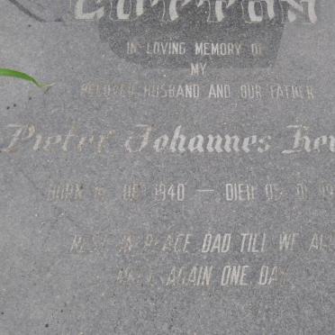 COTTON Pieter Johannes Hendrik 1940-1998