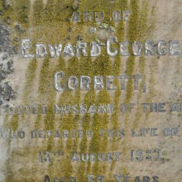 CORBETT Edward George -1937 &amp; Ada Mary -1932 :: CORBETT Ernest Stuart -1941