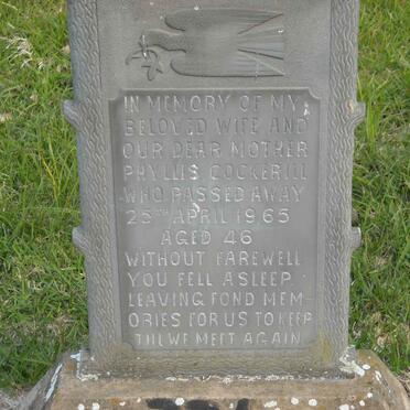 COCKERILL Phyllis -1965 :: COCKERILL Michael Stanley -1965