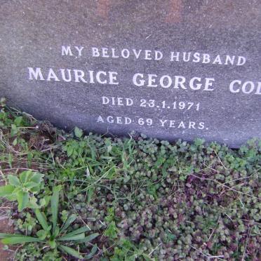 COLE Maurice George -1971