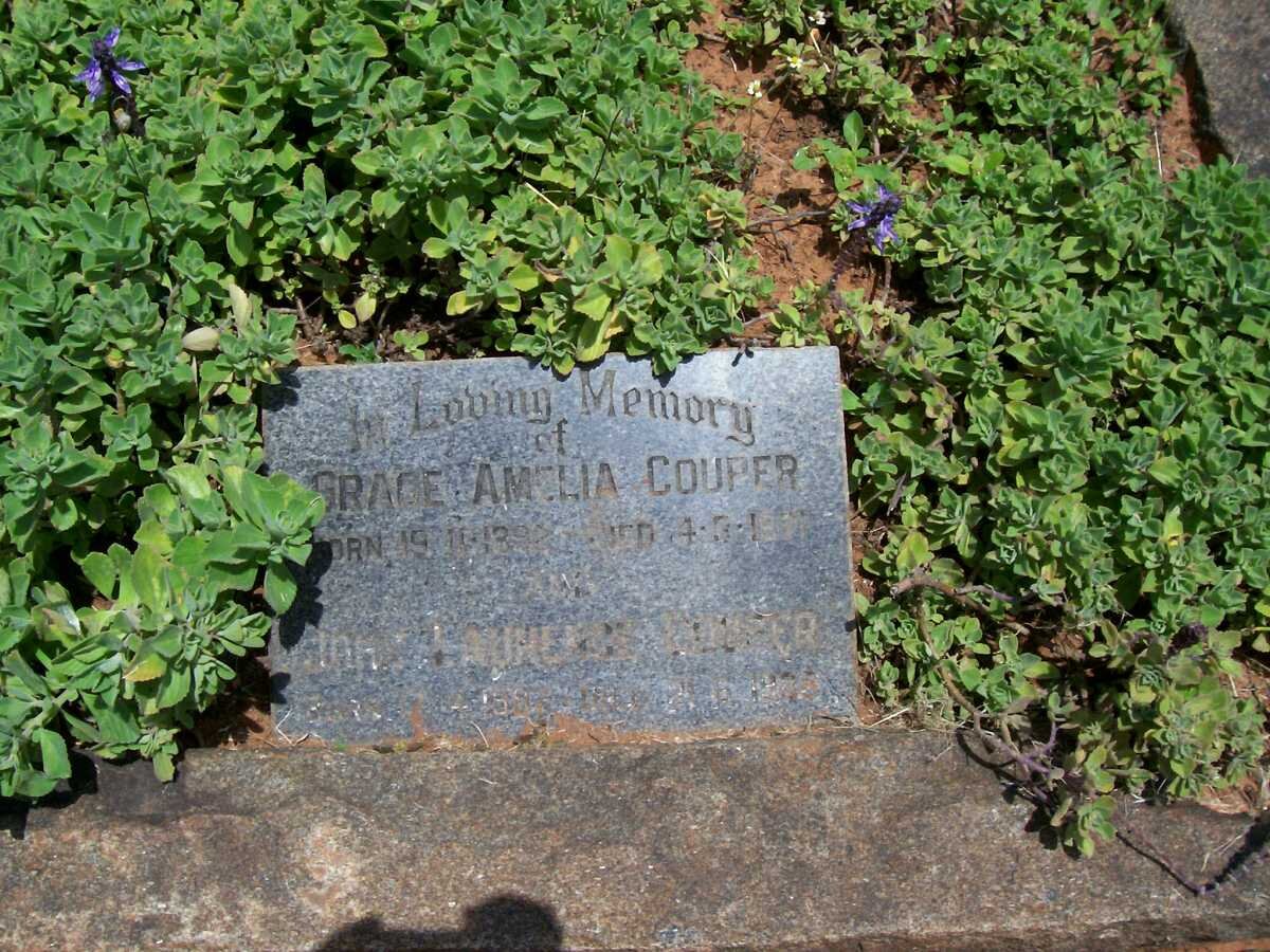 COUPER John Laurence 1887-1986 &amp; Grace Amelia 1892-1971