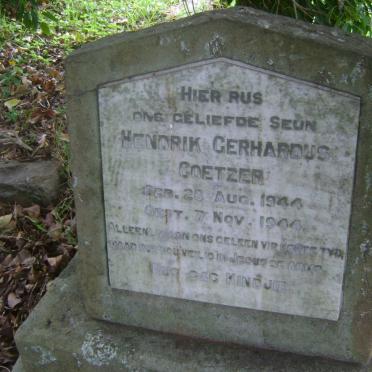 COETZER Hendrik Gerhardus 1944-1944