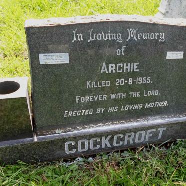 COCKROFT Archie -1955 :: WINSON Francina Wilhelmina formerly BISSET formerly COCKROFT nee GREEFF 1926-2009