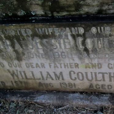 COULTHARD William -1981 &amp; Flora Jessie -1961