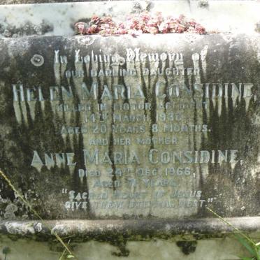 CONSIDINE Helen Maria -1936 :: CONSIDINE Anne Maria -1966