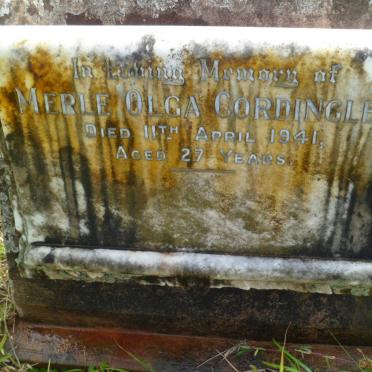 CORDINGLEY Merle Olga -1941
