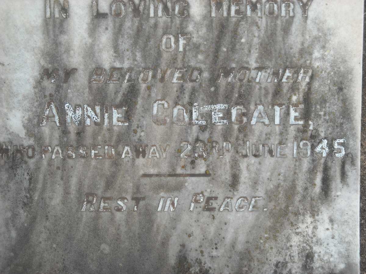 COLEGATE Annie -1949