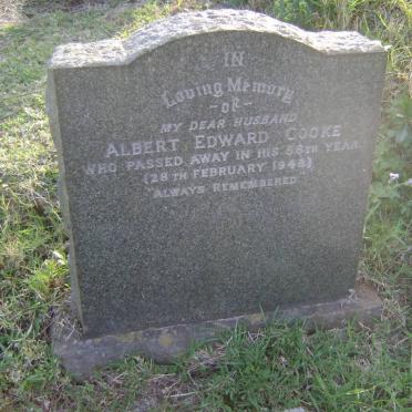 COOKE Albert Edward -1948