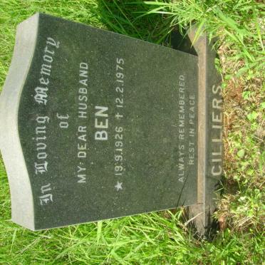 CILLIERS Ben 1926-1975