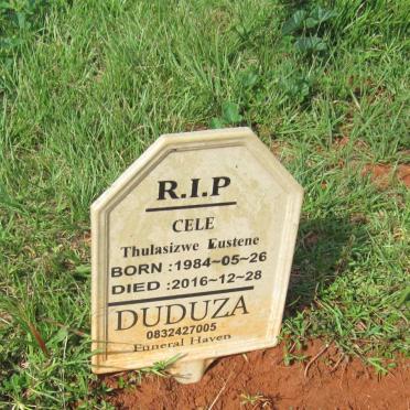 CELE Thulasizwe Eustene 1984-2016