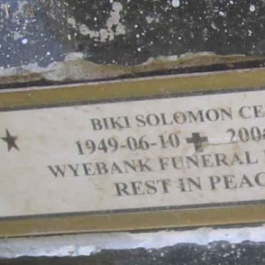 CELE Biki Solomon 1949-2006