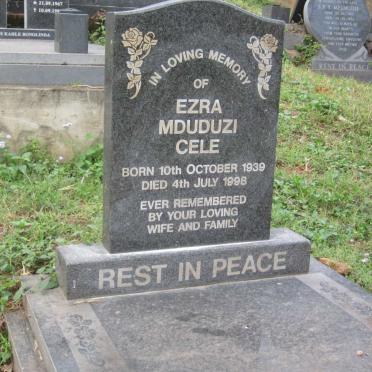 CELE Ezra Mduduzi 1939-1998