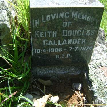 CALLANDER Keith Douglas 1906-1974