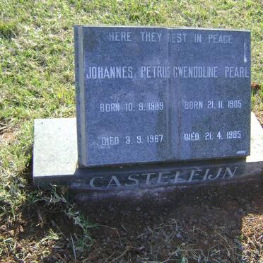 CASTELEIJN Johannes Petrus 1909-1967 &amp; Gwendoline Pearl 1905-1985