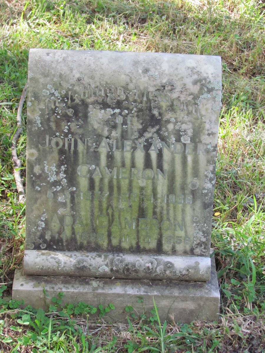 CAMERON John Alexander -1936 &amp; Ada -1956