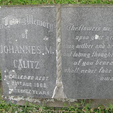 CALITZ Johannes M. -1968