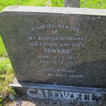 CALDWELL Edward 1927-1977