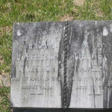 CAMERON Graham Robertson -1948 &amp; Agnes Fielden -1957