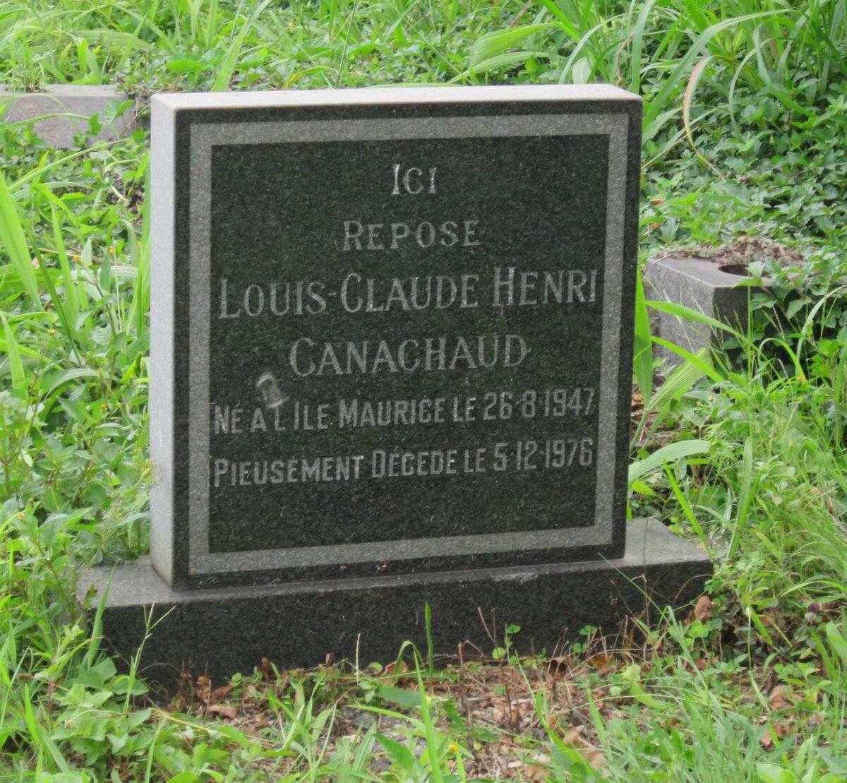 CANACHAUD Louis-Claude Henri 1947-1976