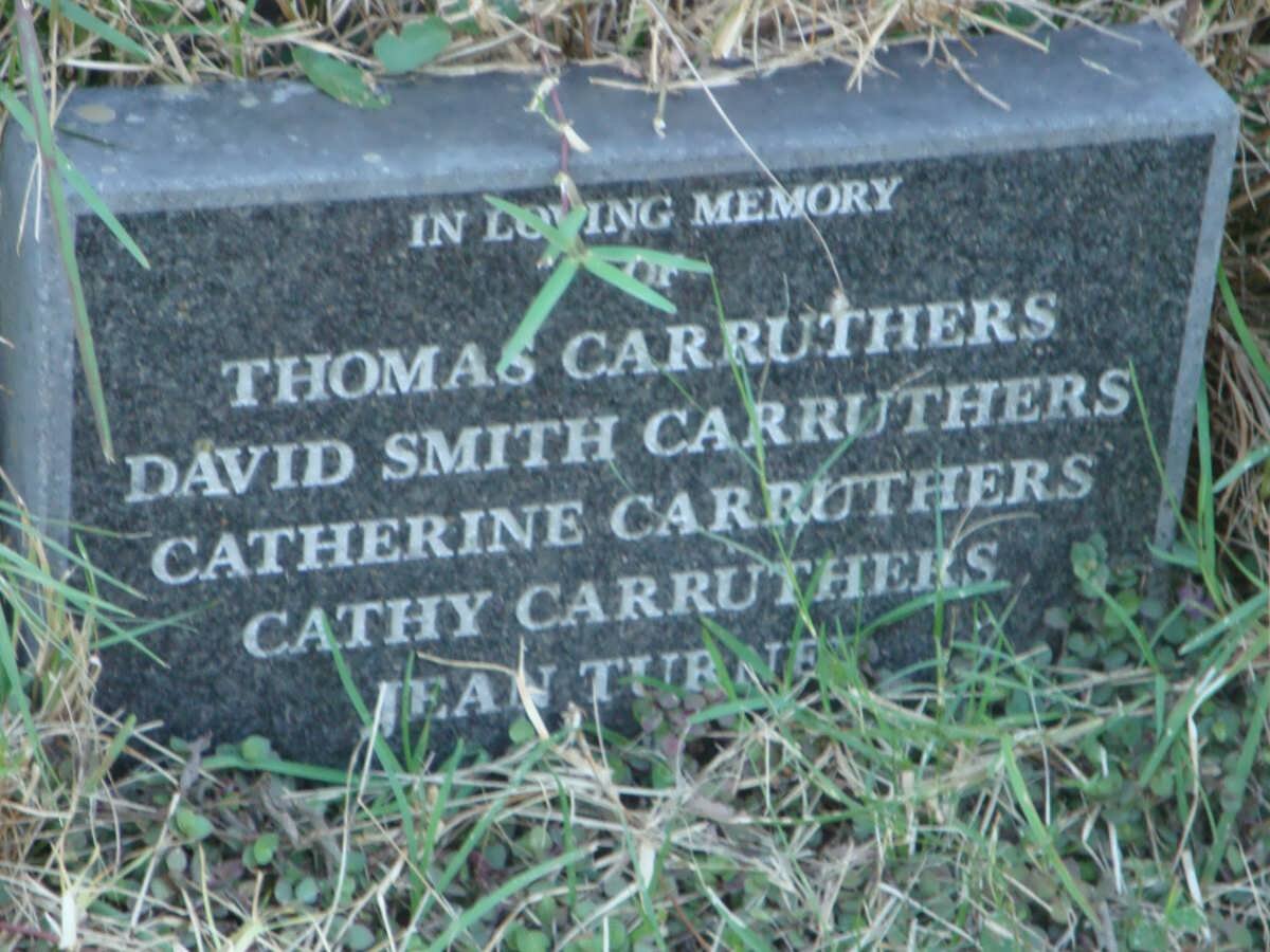 CARRUTHERS :: TURNER