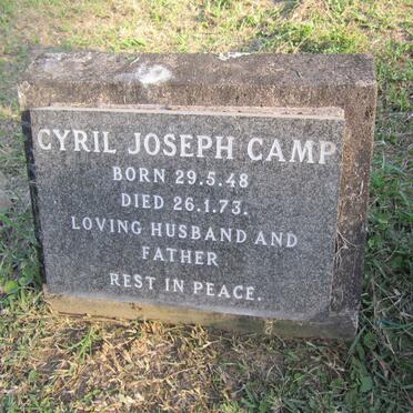 CAMP Cyril Joseph 1948-1973