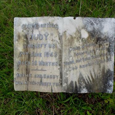 CARTER Roy Benoit 1910-1968 &amp; Valerie Ena CANEY 1906-1992 :: CARTER Judith Rosemary N. -1943