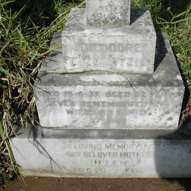 CALLIONTZIS Theodore -1937 :: LORD Helen -1985