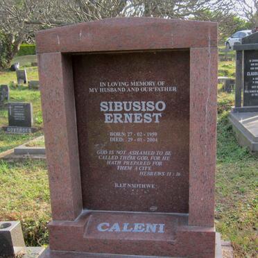 CALENI Sibusiso Ernest 1959-2004