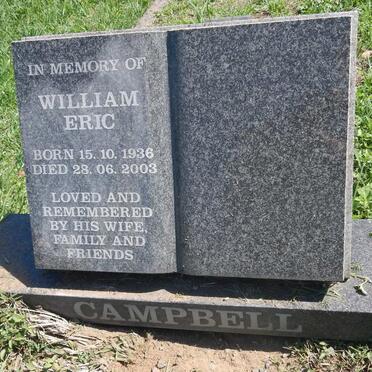 CAMPBELL William Eric 1936-2003 :: CAMPBELL Rodney Martin Mathys 1958-1975