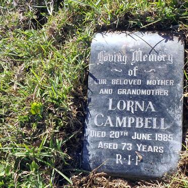 CAMPBELL Thomas Alexander 1909-1966 &amp; Lorna -1985