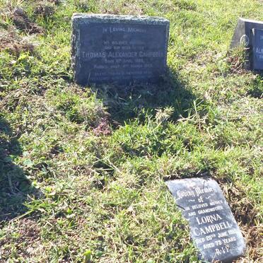 CAMPBELL Thomas Alexander 1909-1966 &amp; Lorna -1985