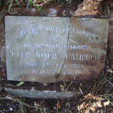 CAMPBELL Peter Joseph -1953