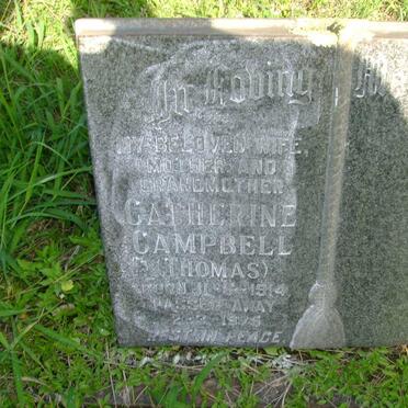 CAMPBELL Catherine nee THOMAS 1914-1975