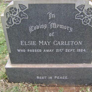 CARLETON Elsie May -1964