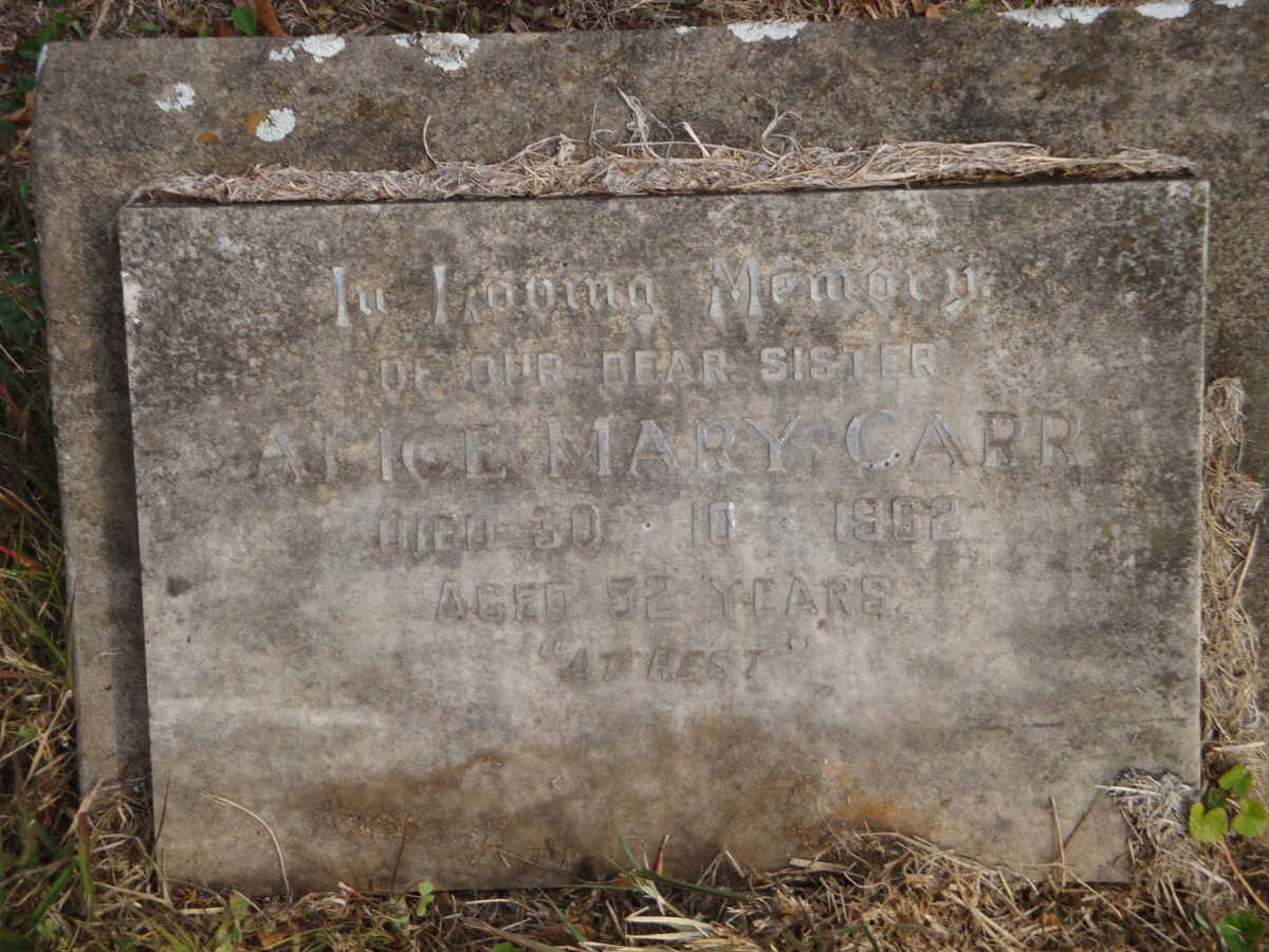 CARR Alice Mary -1962
