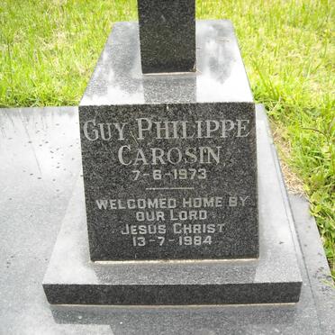 CAROSIN Guy Philippe 1973-1984