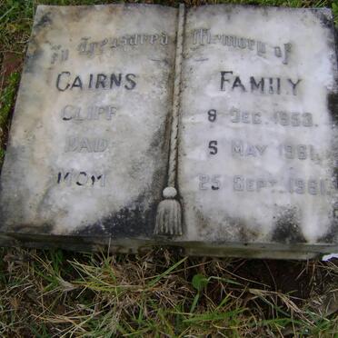 CAIRNS Charles Joseph -1961 &amp; Helen Harriet -1961 :: CAIRNS Clifford Basil-1953